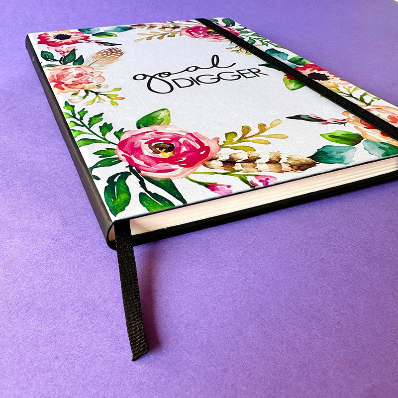 Goal Digger Notebook (with elastic band)
