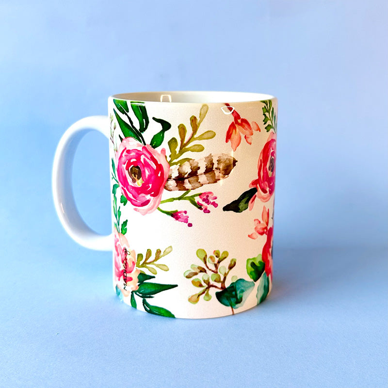 Watercolor Floral Mug